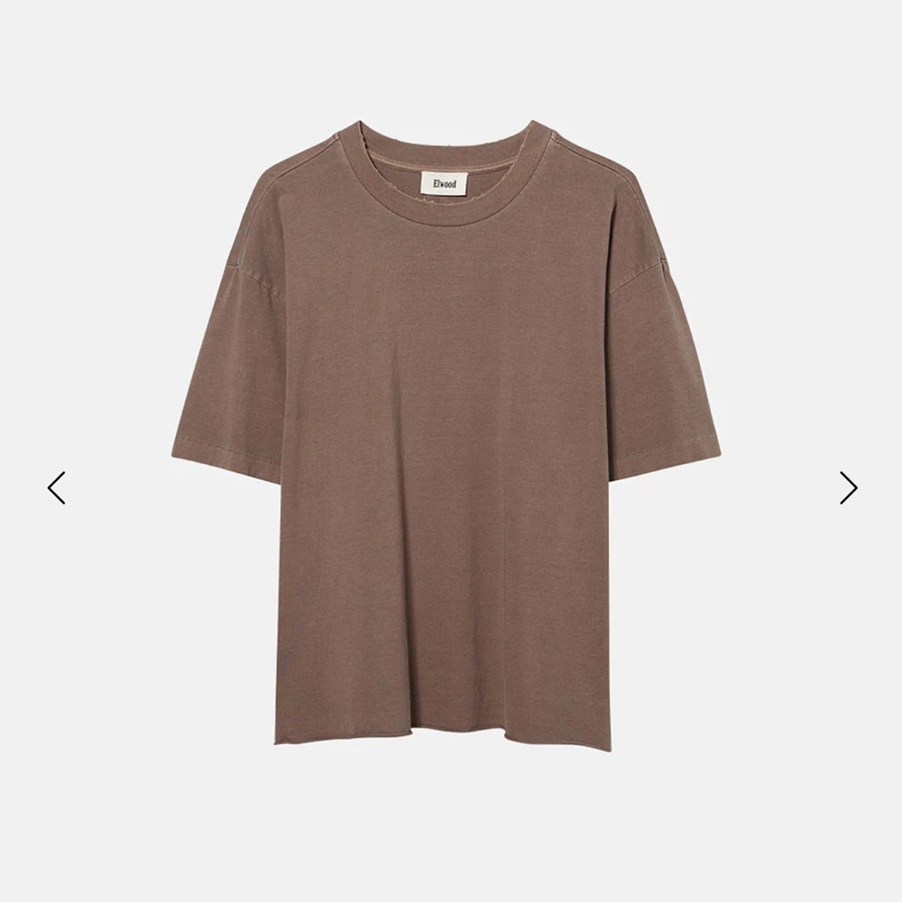 Elwood Oversized Crop Core Tee